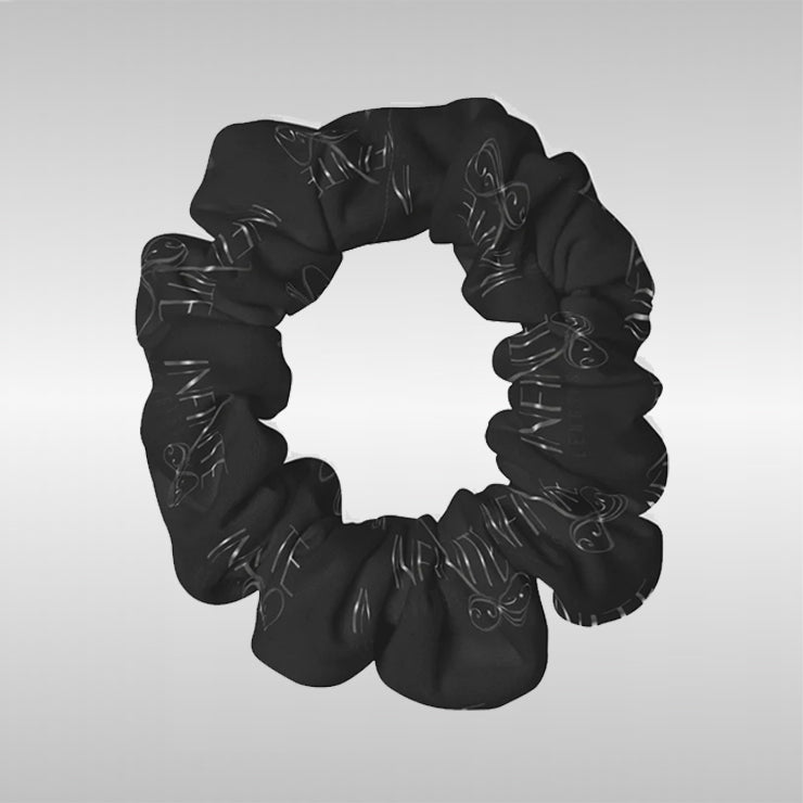 Black Infinite Lengths Scrunchie