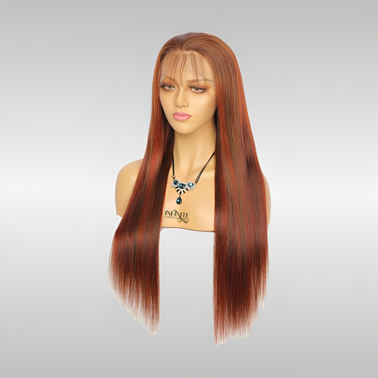 #4/350 Colored Frontal Lace Wig