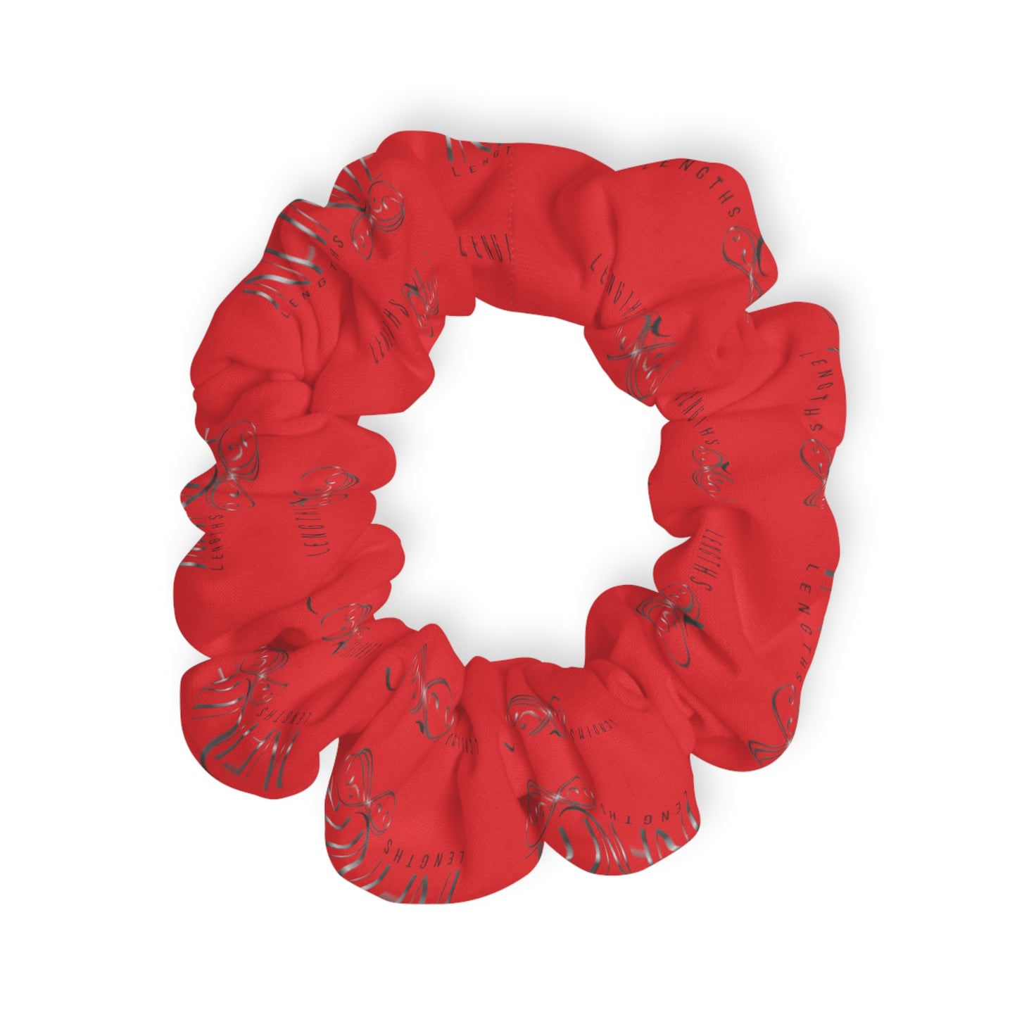 Red Infinite Lengths Scrunchie