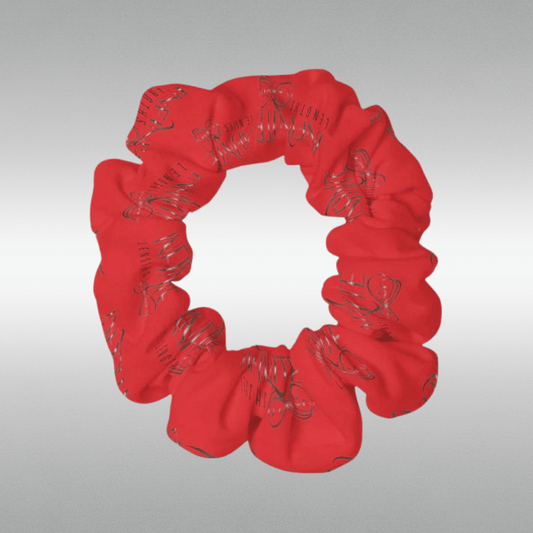 Red Infinite Lengths Scrunchie