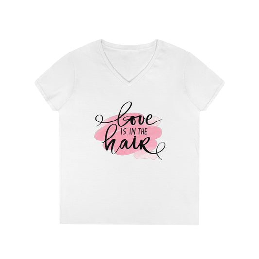 Love is in the Hair V-Neck T-Shirt