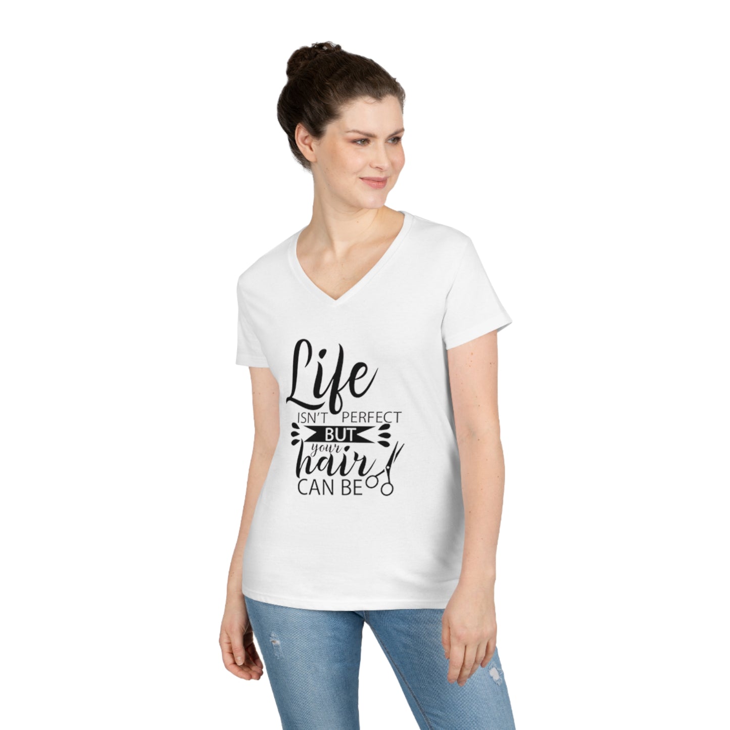 Perfect Hair V-Neck T-Shirt