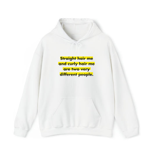 Straight & Curly Me Unisex Hoodie