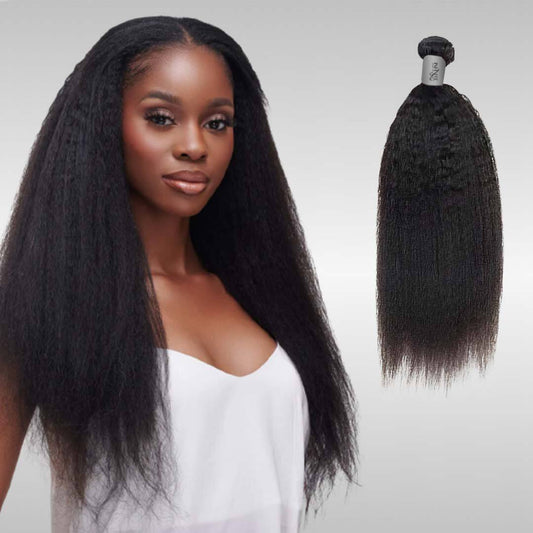 12A Kinky Straight Raw Human Hair Bundle