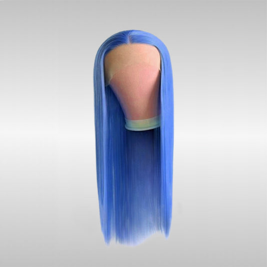 #Blue Frontal Lace Wig