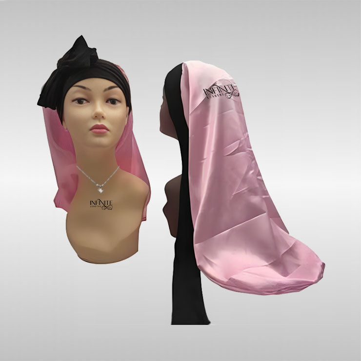 Adjustable Long Bonnet with Tie Band